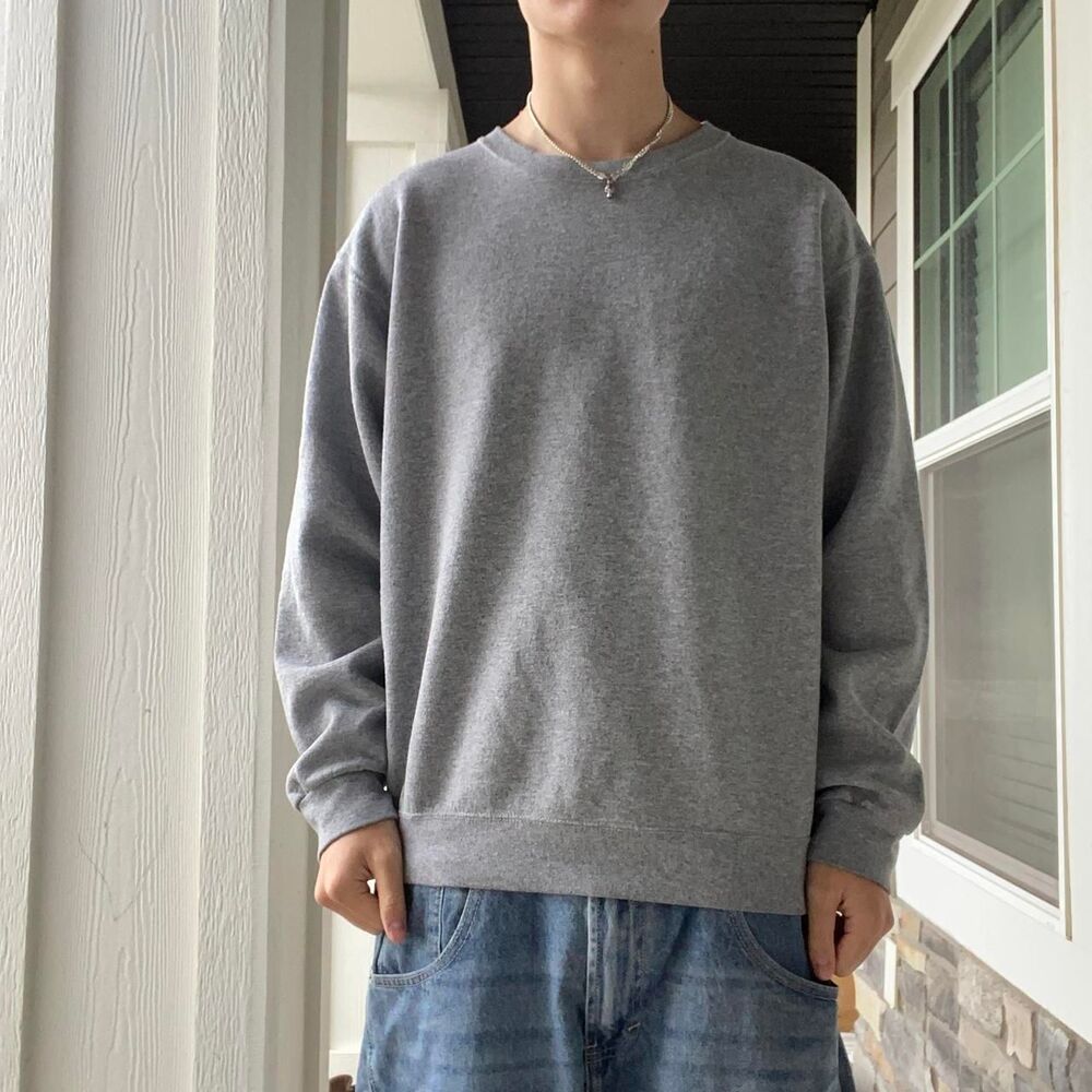 Jerzees Men's Grey Sweatshirt